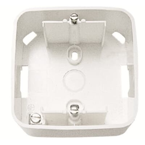 Surface mount box 1-gang Alpine white - Arco