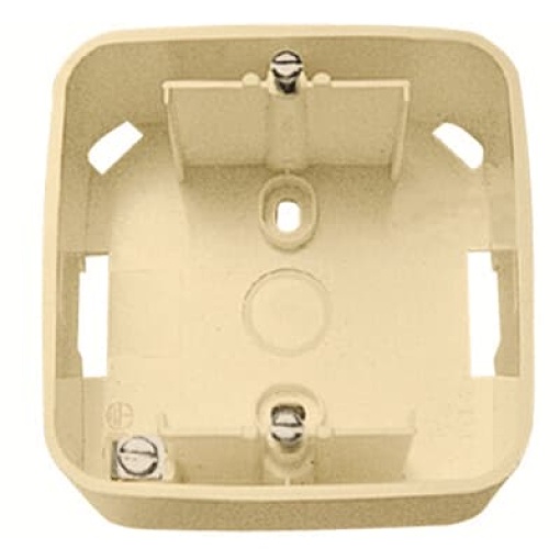 Surface mount box 1 gang Ivory - Arco