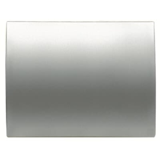 Cover Blind plate with Without imprint Titanium - Olas