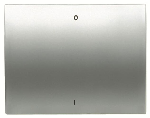 Rocker Characters 0 and 1 for Switchpush button, Single rocker Titanium - Olas