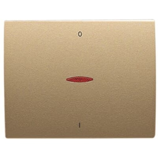 Cover switch 0I windicator Characters 0 and 1 for Switchpush button, Single rocker Beige - Olas