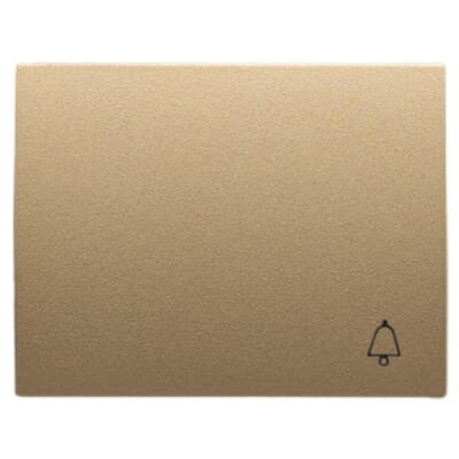 Cover push button wbell symbol Symbol "bell" for Switchpush button, Single rocker Beige - Olas