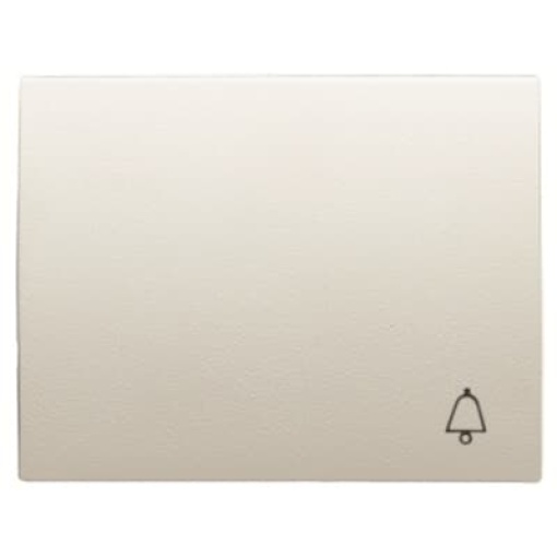 Rocker Symbol "bell" for Switchpush button, Single rocker Cream white - Olas
