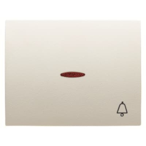 Rocker Symbol "bell" for Switchpush button, Single rocker Cream white - Olas