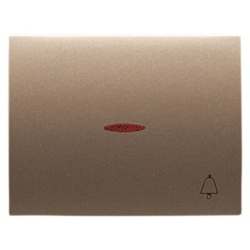 Rocker push button Symbol "bell" for Switchpush button, Single rocker Bronze - Olas