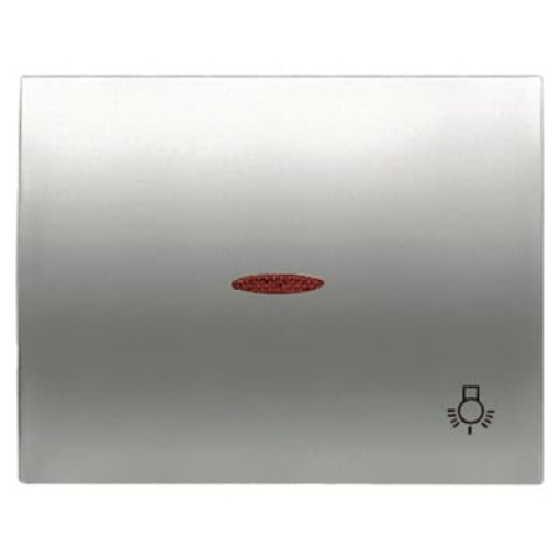 Rocker Symbol "light" for Switchpush button, Single rocker Titanium - Olas