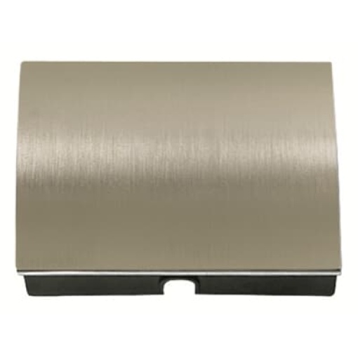 Cover flex outletpullcord switch Cable outlet with Without imprint Aluminium - Olas