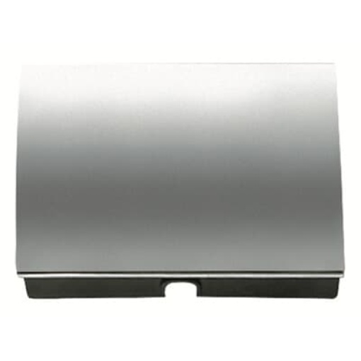 Cover plate Cable outlet with Without imprint Titanium - Olas
