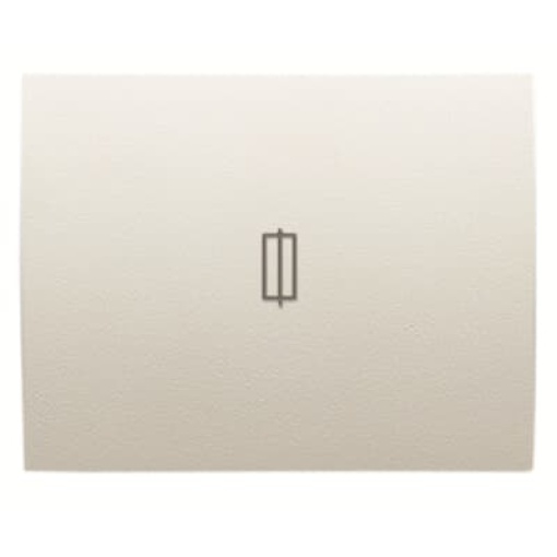 Cover plate Fuse holder with Fuse symbol Cream white - Olas