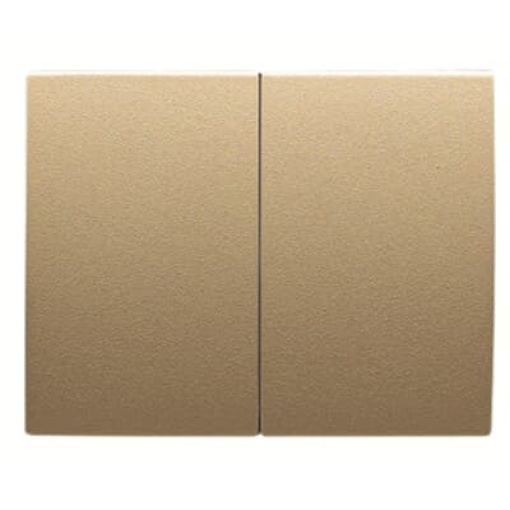 Cover double switchpush Without imprint for Switchpush button, Two-part rocker Beige - Olas