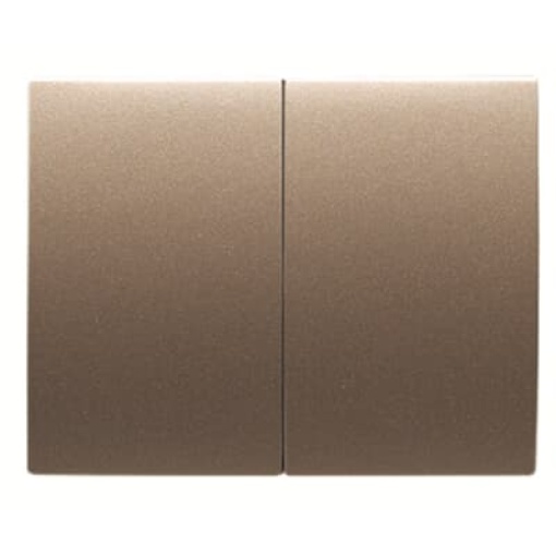 Rocker switch None for Switchpush button, Two-part rocker Bronze - Olas