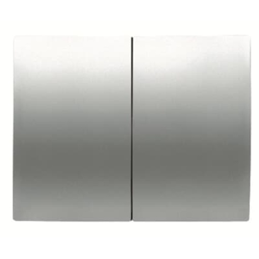 Rocker Without imprint for Switchpush button, Two-part rocker Titanium - Olas