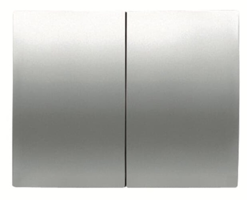 Rocker Without imprint for Switchpush button, Two-part rocker Titanium - Olas