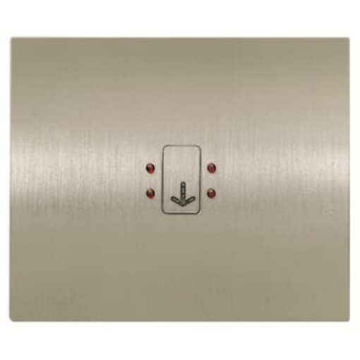 Cover card switch for Switchpush button Hotel card Aluminium - Olas
