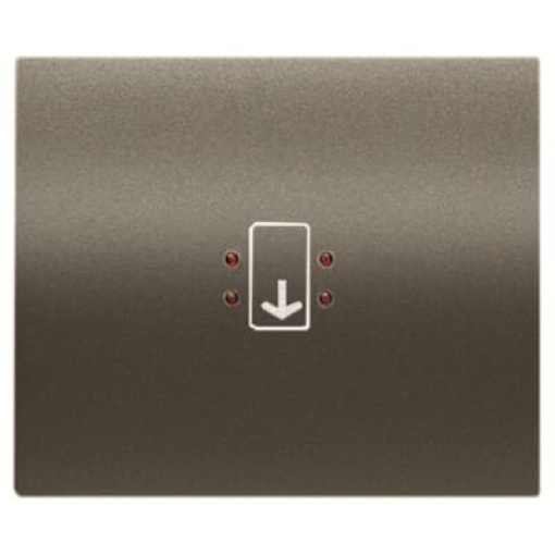 Cover card switch for Switchpush button Hotel card Aluminium - Olas
