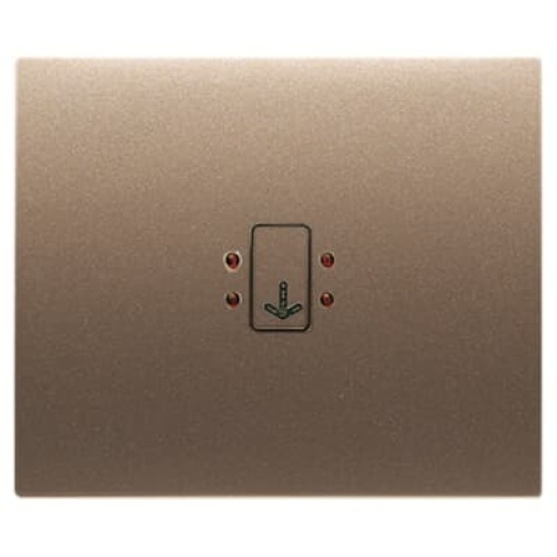Rocker switch for Switchpush button Hotel card Bronze - Olas