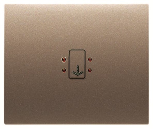 Rocker switch for Switchpush button Hotel card Bronze - Olas