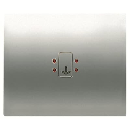 Rocker Symbol "keydoor" for Switchpush button Hotel card Titanium - Olas