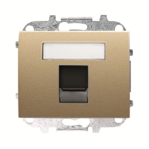 Cover plate data outlet Data connection 1 gang Beige - Olas