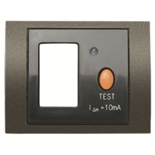 Cover thermomagnetic switch Central cover plate Aluminium - Olas