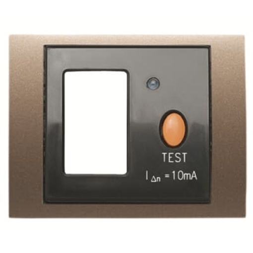Cover switch Central cover plate Bronze - Olas