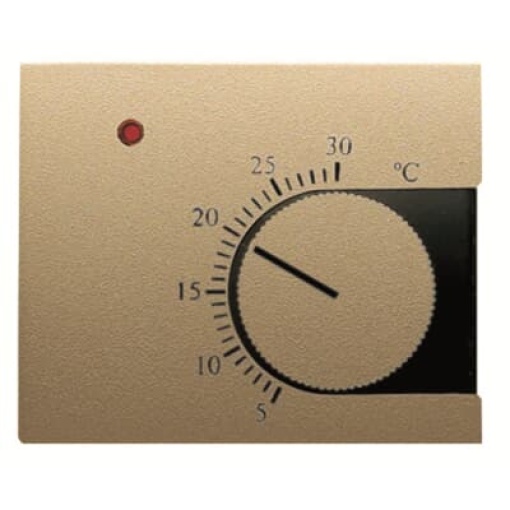Cover thermostat for Thermostat Turn button Beige - Olas