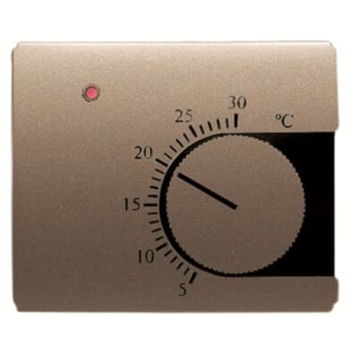 Cover thermostat for Thermostat Turn button Bronze - Olas