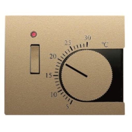 Cover thermostat wswitch for Thermostat Turn button Beige - Olas