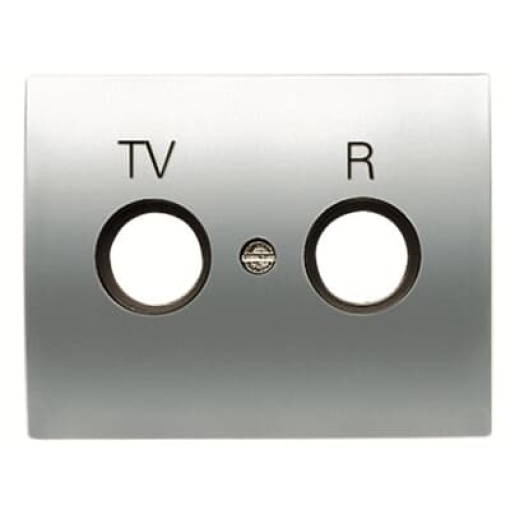 Cover plate SAT 1 gang Titanium - Olas