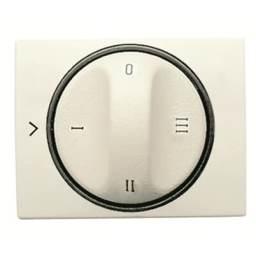 Cover plate Symbol "4-level switch" for Level switch, Turn button Cream white - Olas