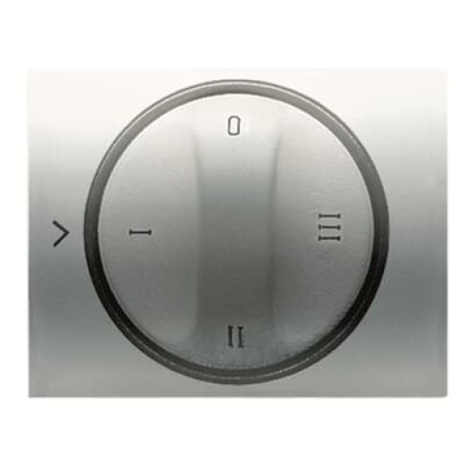 Cover plate Symbol "4-level switch" for Level switch Turn button Titanium - Olas