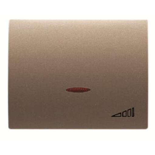 Cover dimmer Dimmer symbol for Switchdimmer Single push button Bronze - Olas