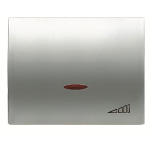 Cover dimmer Dimmer symbol for Switchdimmer Single push button Titanium - Olas