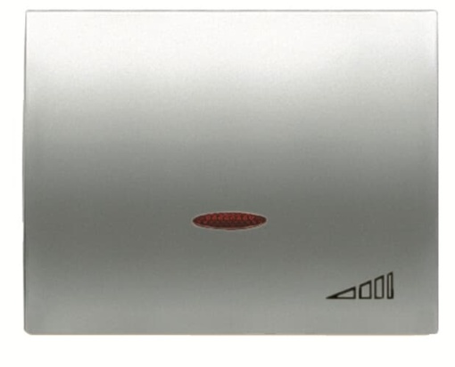Cover dimmer Dimmer symbol for Switchdimmer Single push button Titanium - Olas