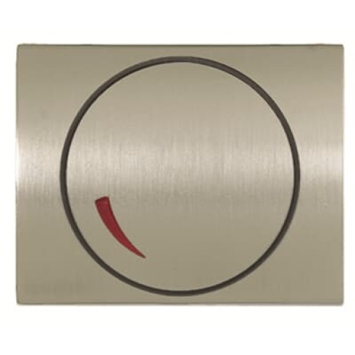 Cover rotary dimmer for Dimmer Turn button Aluminium - Olas