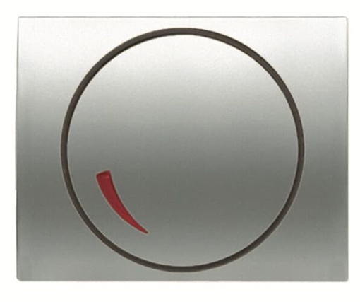 Cover plate Dimmer symbol for Dimmer Turn button Titanium - Olas