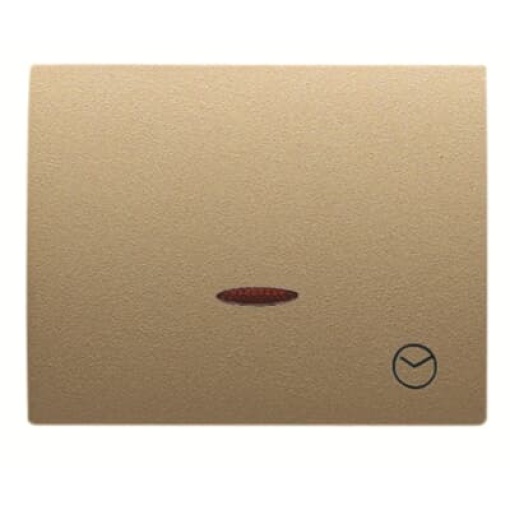 Cover time delayed switch Time indication for Time switch Single push button Beige - Olas