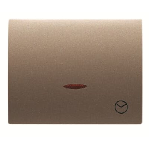 Cover switch for Time switch Single push button Bronze - Olas