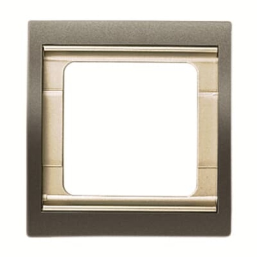 Frame 1-gang Aluminium - Olas