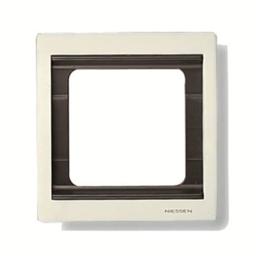 Frame 1-gang Cream white - Olas
