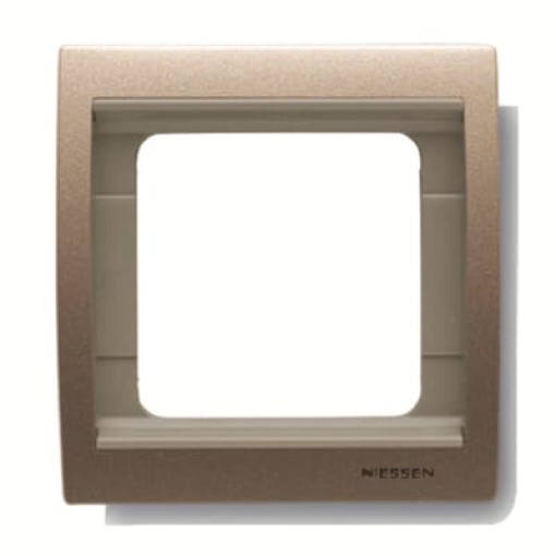 Frame 1gang Bronze - Olas