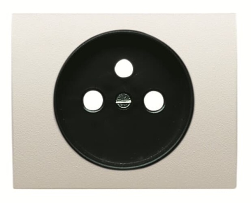 Cover socket outlet Central cover plate for Socket outlet Without imprint Cream white - Olas