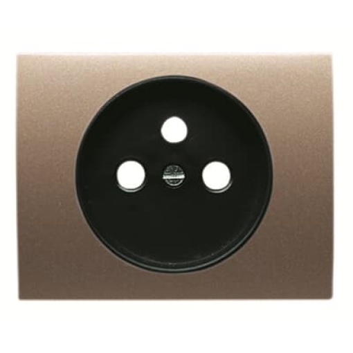 Cover socket outlet Socket outlet Central cover plate Bronze  - Olas
