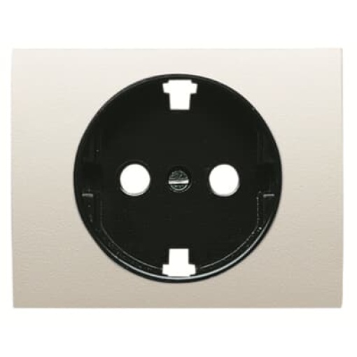 Cover socket outlet Central cover plate for Socket outlet Without imprint Cream white - Olas