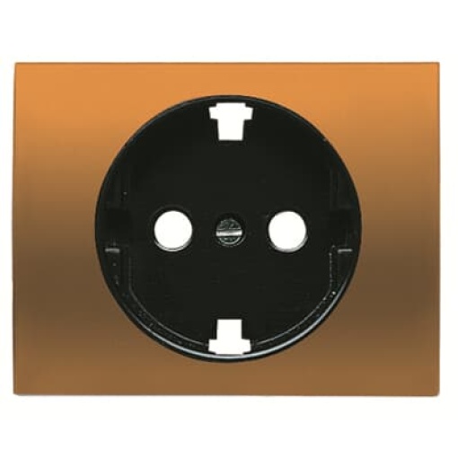 Cover socket outlet Central cover plate for Wall socket Without imprint Orange - Olas