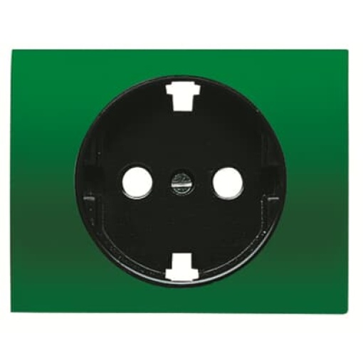 Cover socket outlet Without imprint Socket outlet Green  - Olas