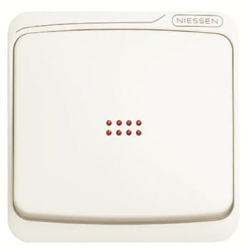 Rocker Without imprint for Switchpush button, Single rocker Alpine white - Arco