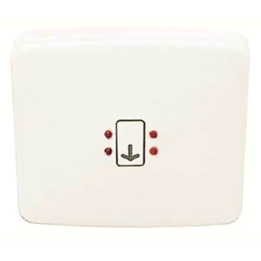Rocker Symbol "keydoor" for Switchpush button Hotel card Alpine white - Arco