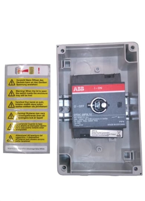 OTDCP25SA12M Enclosed solar switch