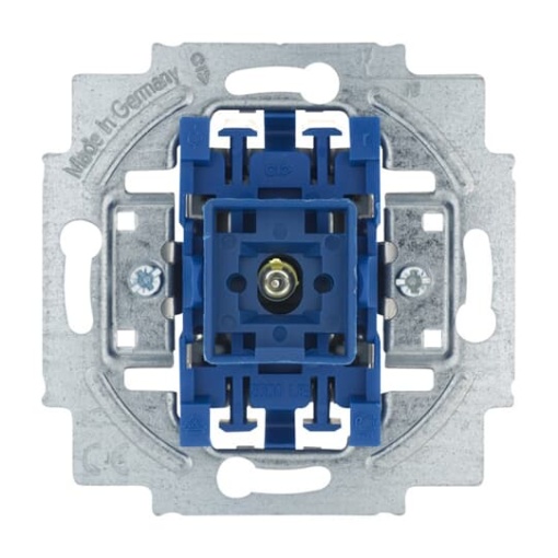 Flush Mounted Inserts Single push button Two-way switch for 1 rocker, Neon lampOrange with N-terminal 10 A